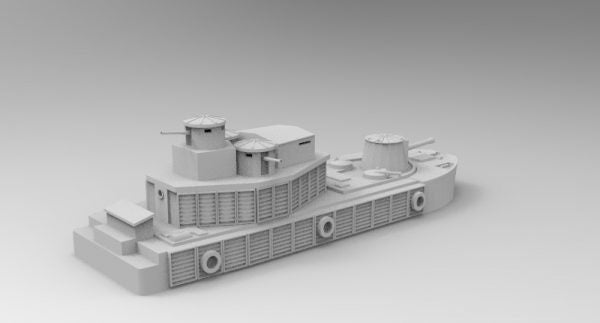 ATC Armoured Troop Carrier 2 - WOWBuildings - Historical Wargaming - detail view
