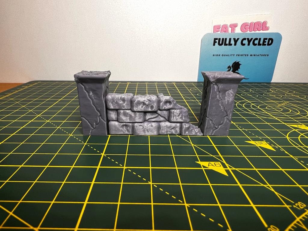 Church and Graveyard Scene - Scenic DnD Terrain - Halloween Decoration - colour option