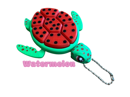 Fruit Turtle Clicker Keychain