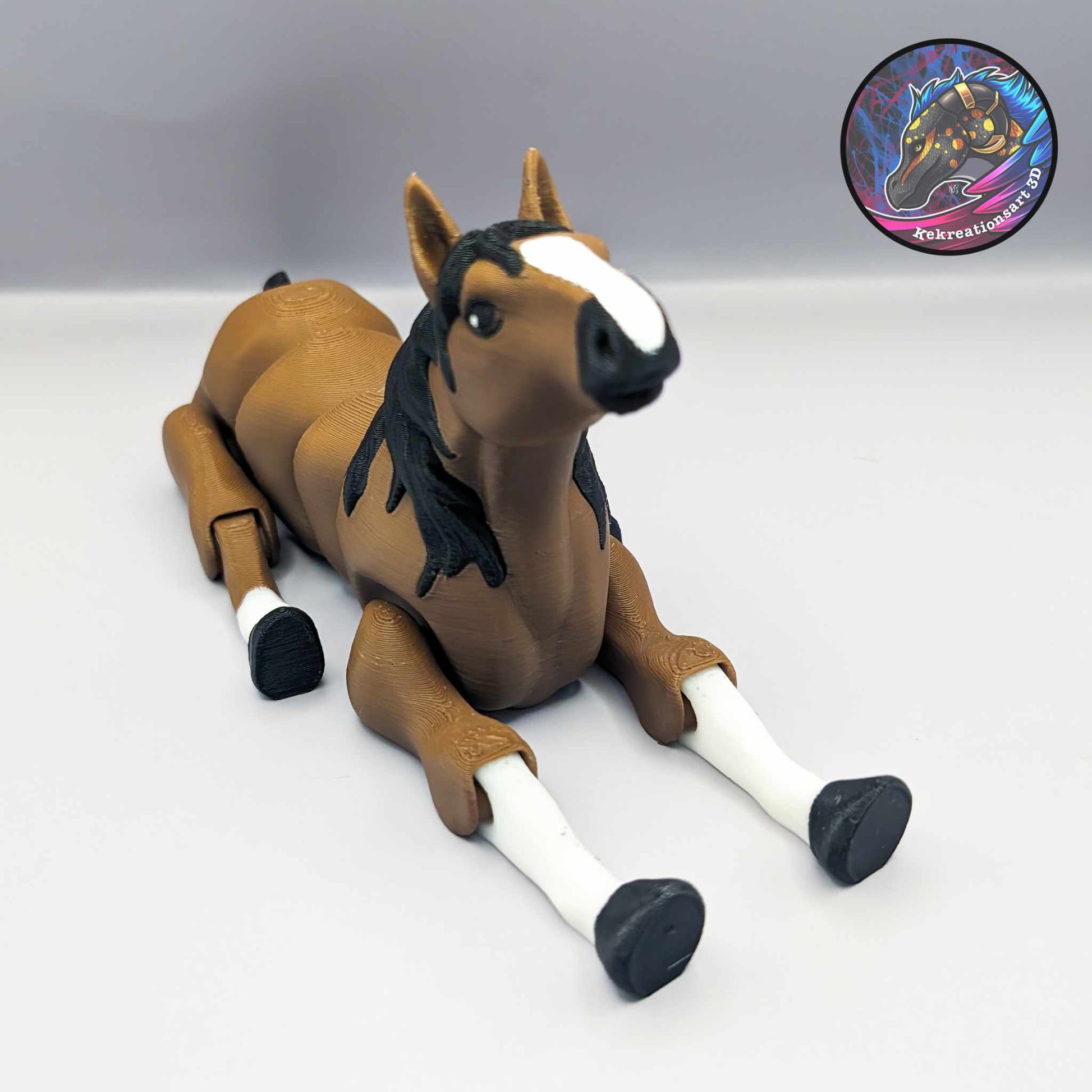 Realistic Horse Articulated Fidget Toy - detail view