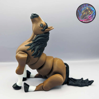 Realistic Horse Articulated Fidget Toy - colour option