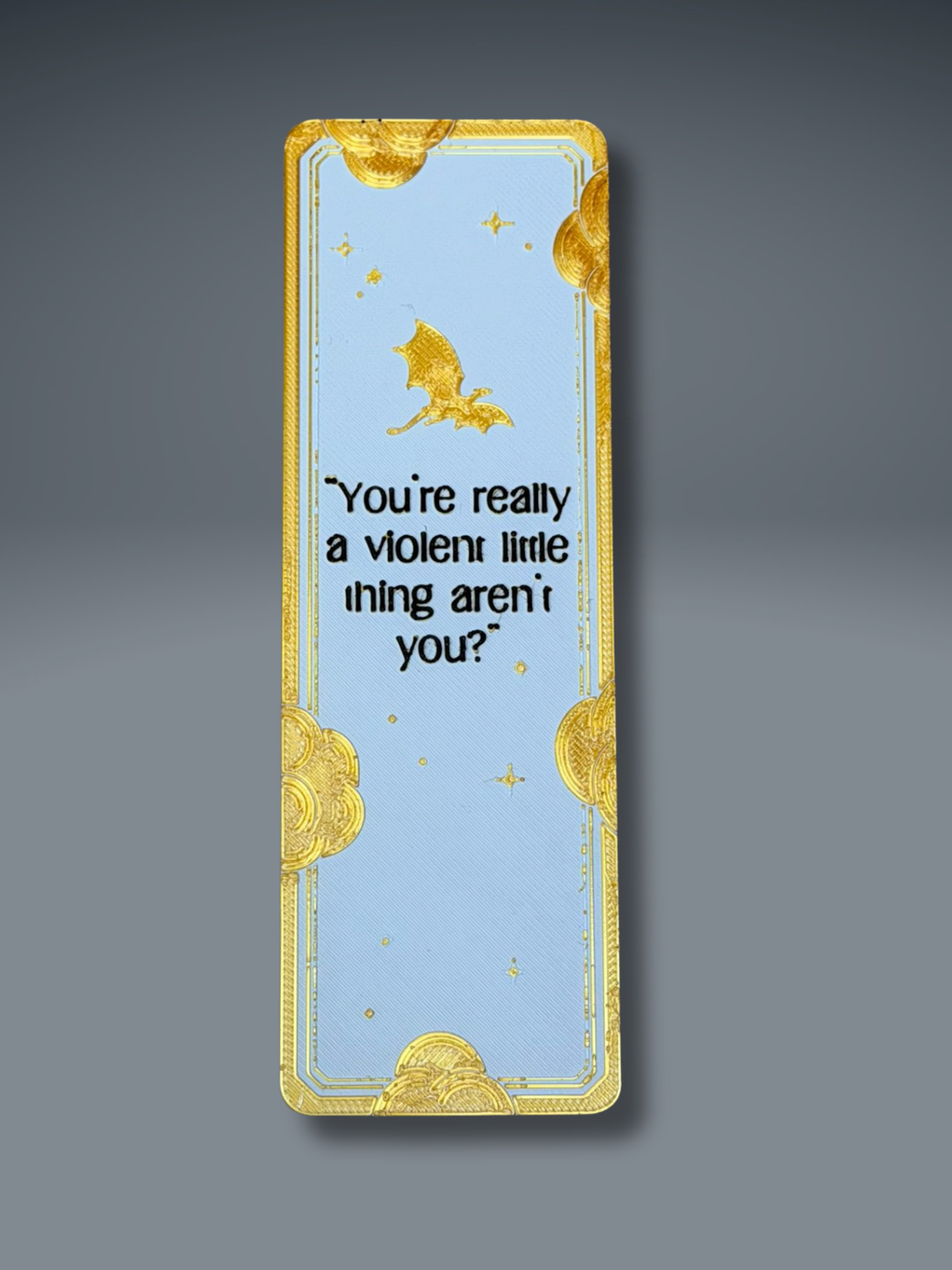 Dragon Bookmark Set 1 - 3D Printed Bookmarks - colour option