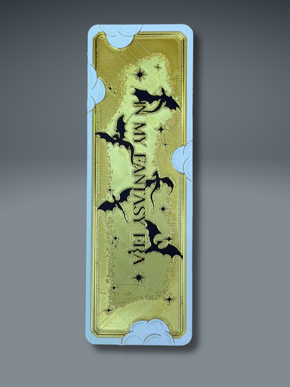 Dragon Bookmark Set 1 - 3D Printed Bookmarks - display example