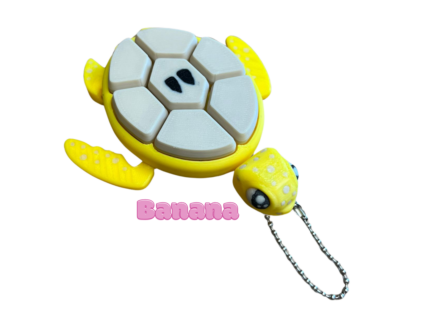 Fruit Turtle Clicker Keychain