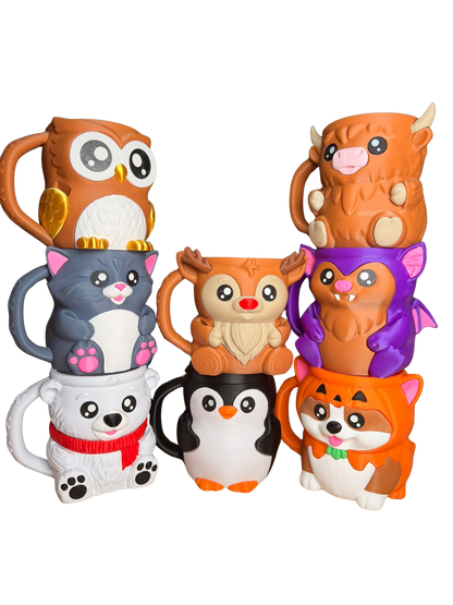 Kevin the Corgi Ice Cream Holder - 3D Printed Cute Ice Pint Holder - colour option