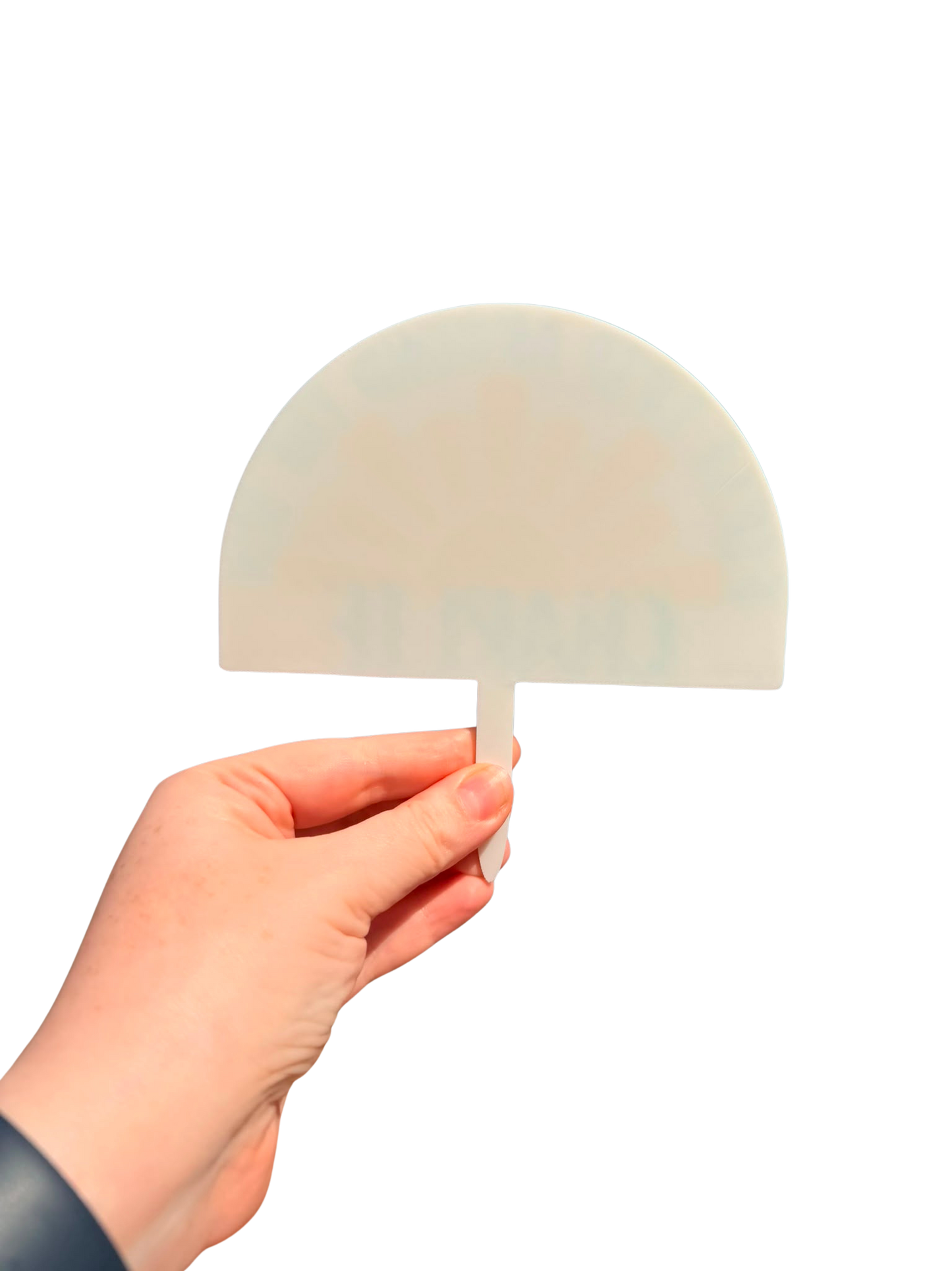 Personalised First Trip Around The Sun Cake Topper (Semi-Circle)