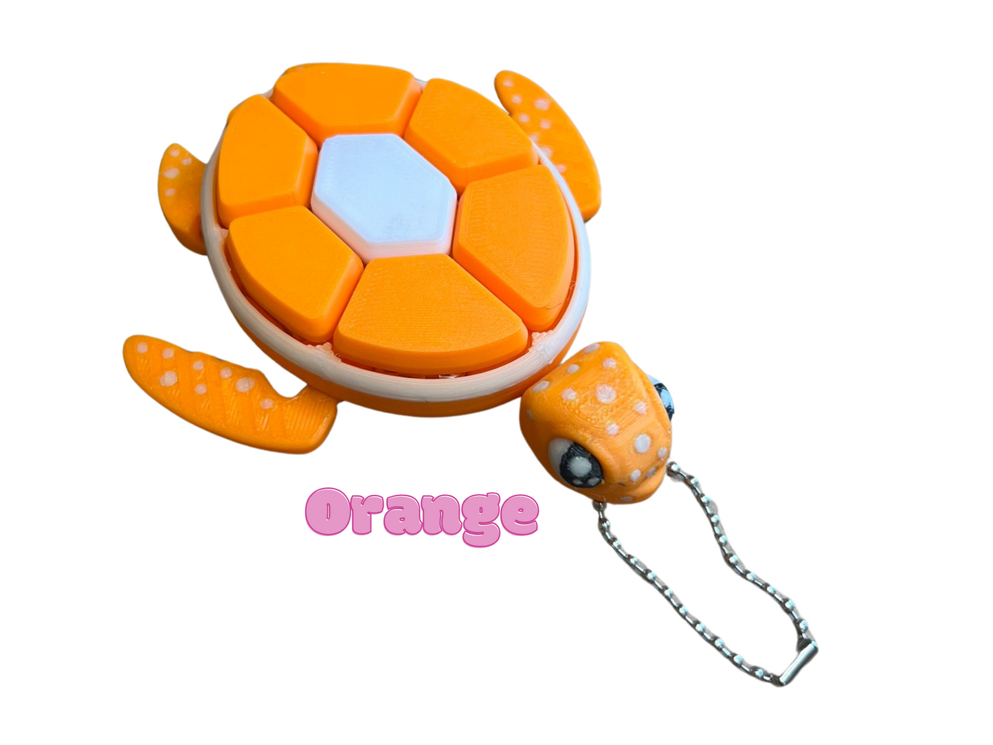 Fruit Turtle Clicker Keychain