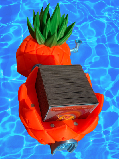 Pineapple House Deckbox - 3D Printed EDH Card Storage for 100+ Sleeved TCG Cards