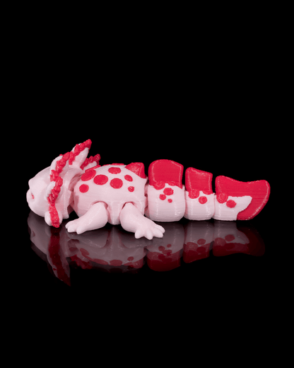 Baby Tart Axolotl Articulated Fidget Toy - detail view