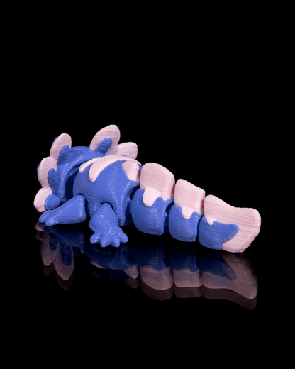 Baby Velvet Axolotl Articulated Fidget Toy - colour option