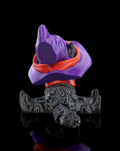 Halloween Cat in a Hat Articulated Fidget Toy - display example