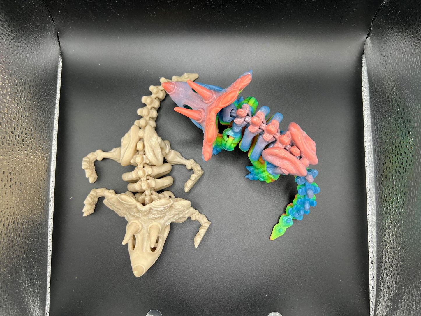 Articulated Fidget Skeleton Triceratops Dinosaur - Collectible Display Toy - colour option