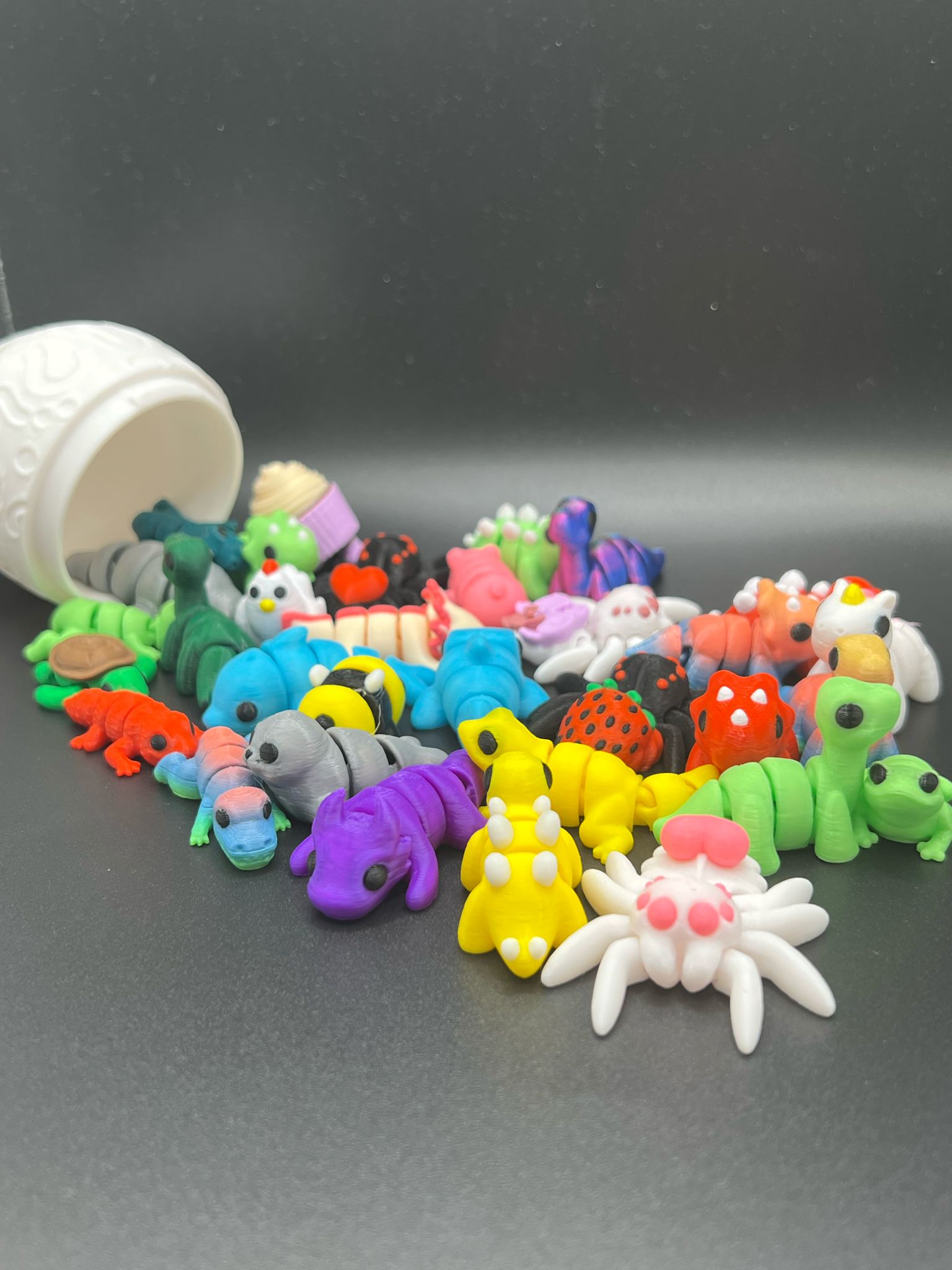 Mystery Egg! - Contains 6 Exciting Tiny Animals and Creatures - Thousands of potential minis! - display example