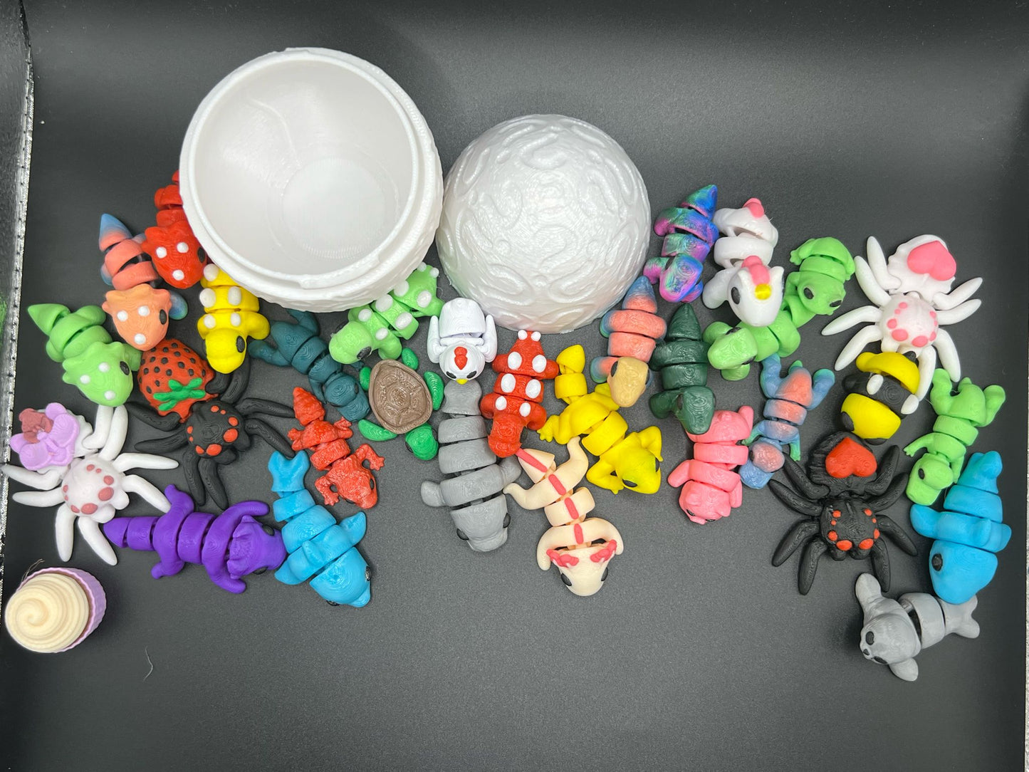 Mystery Egg! - Contains 6 Exciting Tiny Animals and Creatures - Thousands of potential minis! - scale view