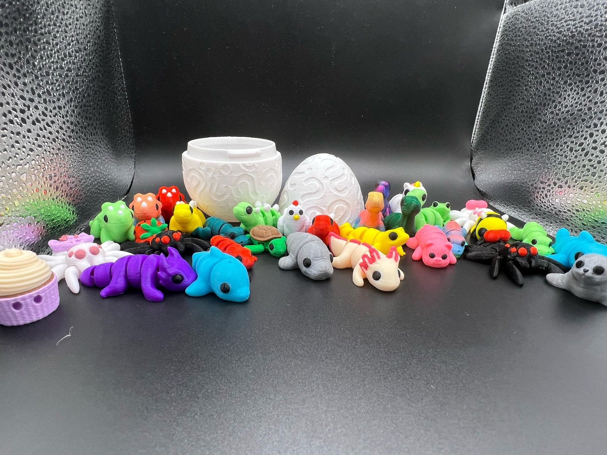 Mystery Egg! - Contains 6 Exciting Tiny Animals and Creatures - Thousands of potential minis! - detail view