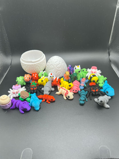 Mystery Egg! - Contains 6 Exciting Tiny Animals and Creatures - Thousands of potential minis! - product photo
