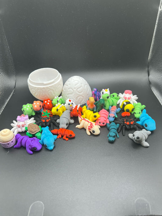 Mystery Egg! - Contains 6 Exciting Tiny Animals and Creatures - Thousands of potential minis! - product photo