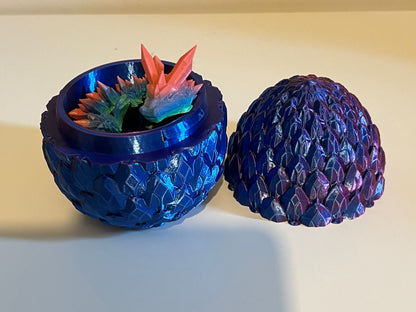 Mythical Crystal Dragon and Egg - colour option