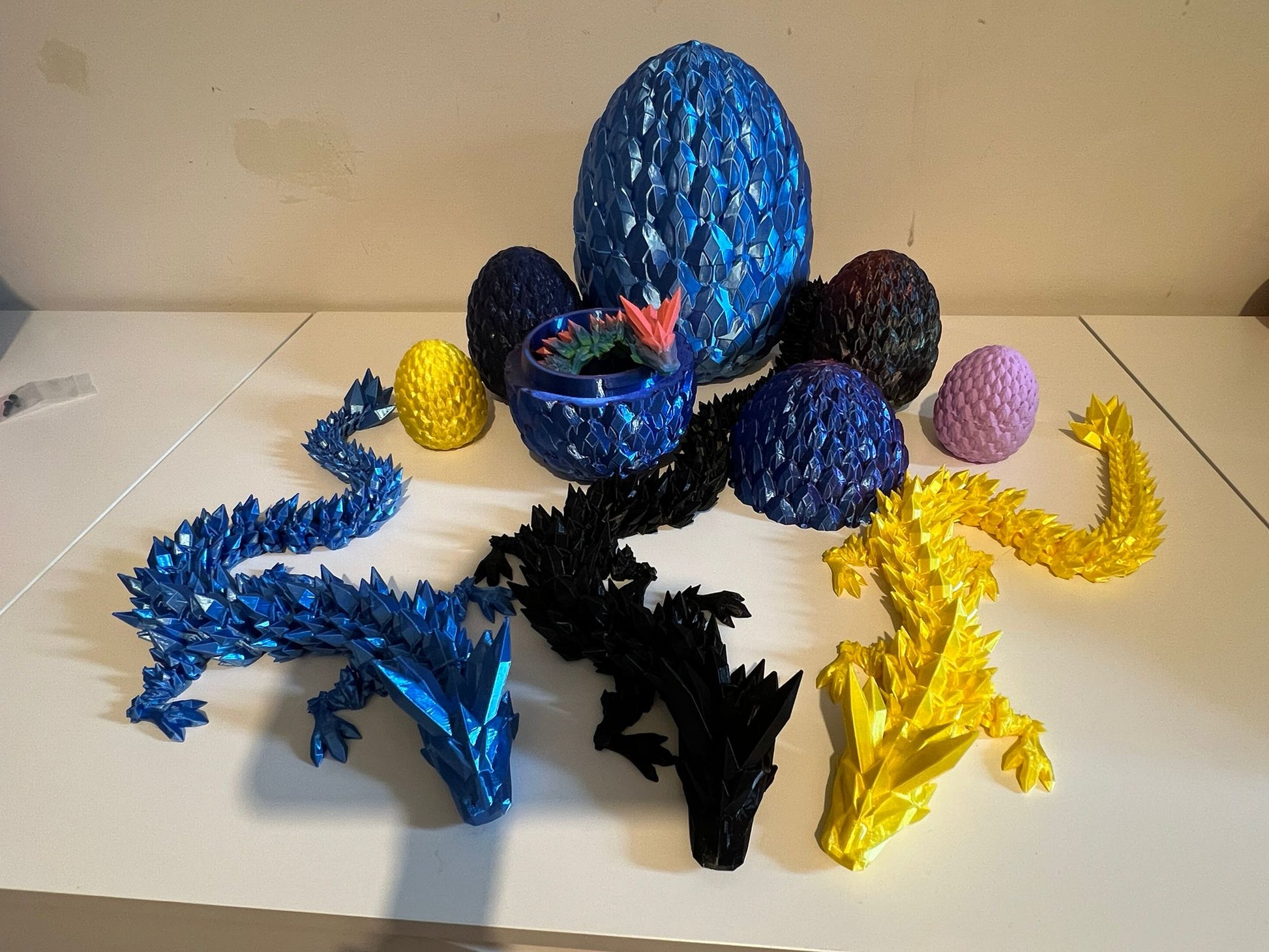 Mythical Crystal Dragon and Egg - product photo