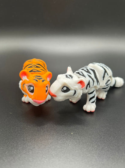 Mini Tiger Articulated Fidget Toy - alternate angle