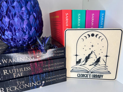 Fantasy Personalised Library Sign