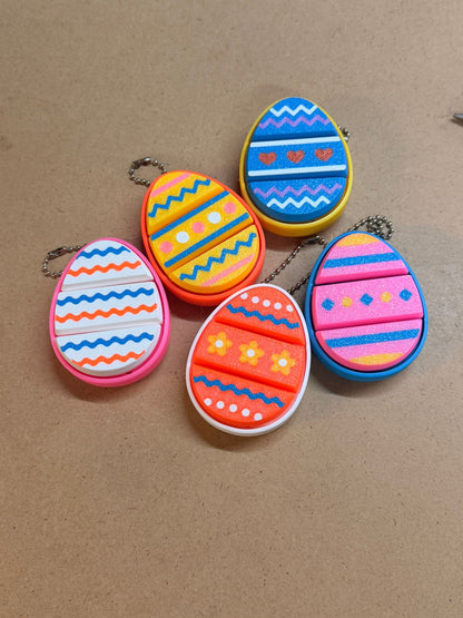 Easter Egg Fidget Keyring Set
