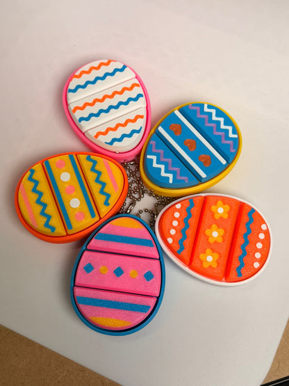 Easter Egg Fidget Keyring Set