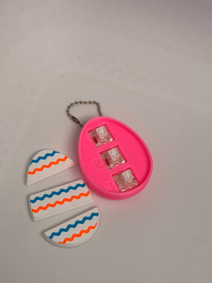 Easter Egg Fidget Keyring Set