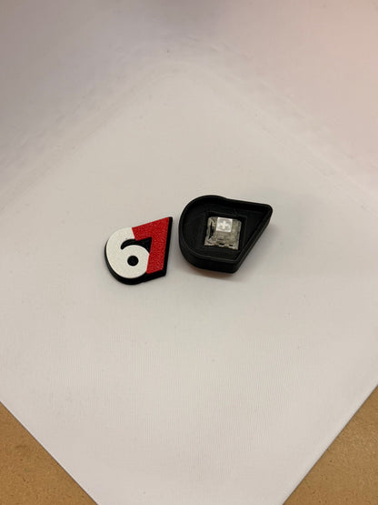 67 Meme Fidget Clicker Keyring - Stress, Anxiety Relief ADHD - Christmas Stocking Filler