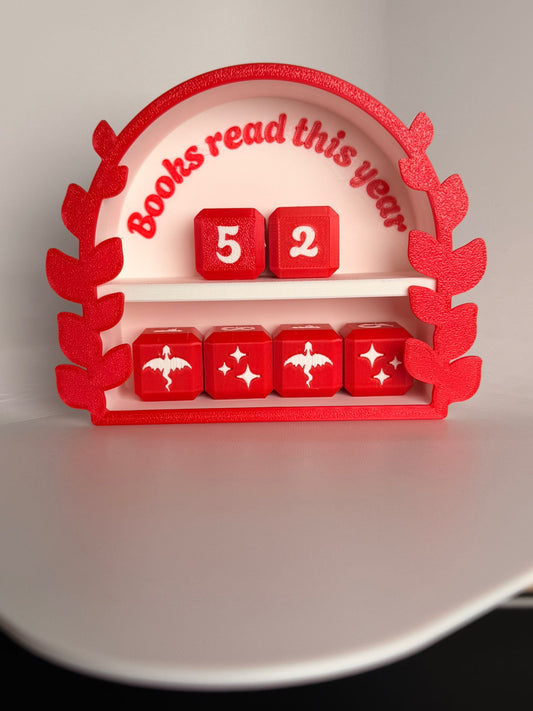 Cute Leafy Desk Book Tracker - Books Ive Read This Year - product photo
