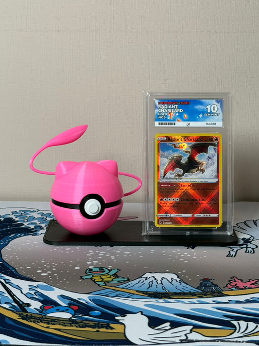 Mew Character Ball Trading Card Display Stand - product photo