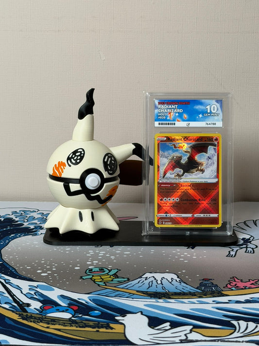 Mimikyu Character Ball Trading Card Display Stand - product photo