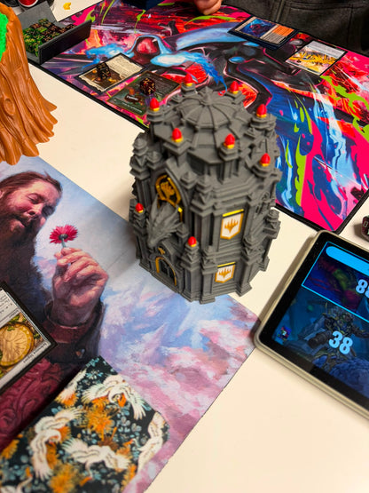 Dragon School Deckbox - 3D Printed EDH Card Storage for 100+ Sleeved TCG Cards