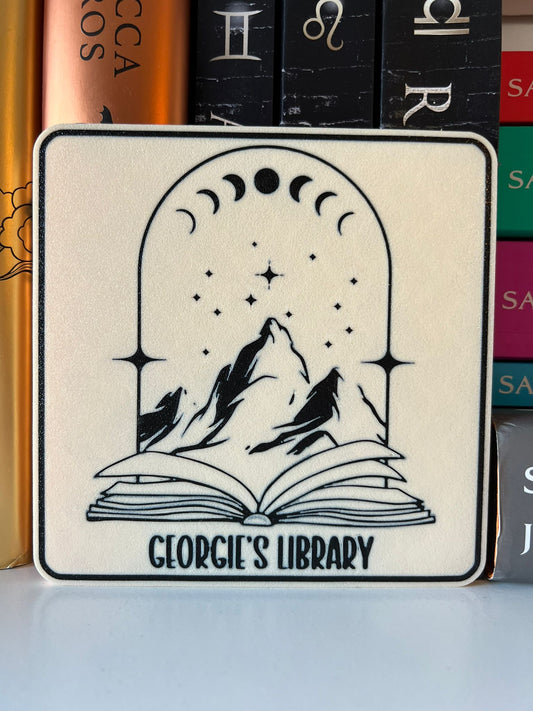 Fantasy Personalised Library Sign - product photo