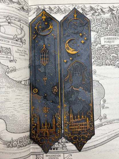 Magical Fantasy Castle Bookmark Set - detail view