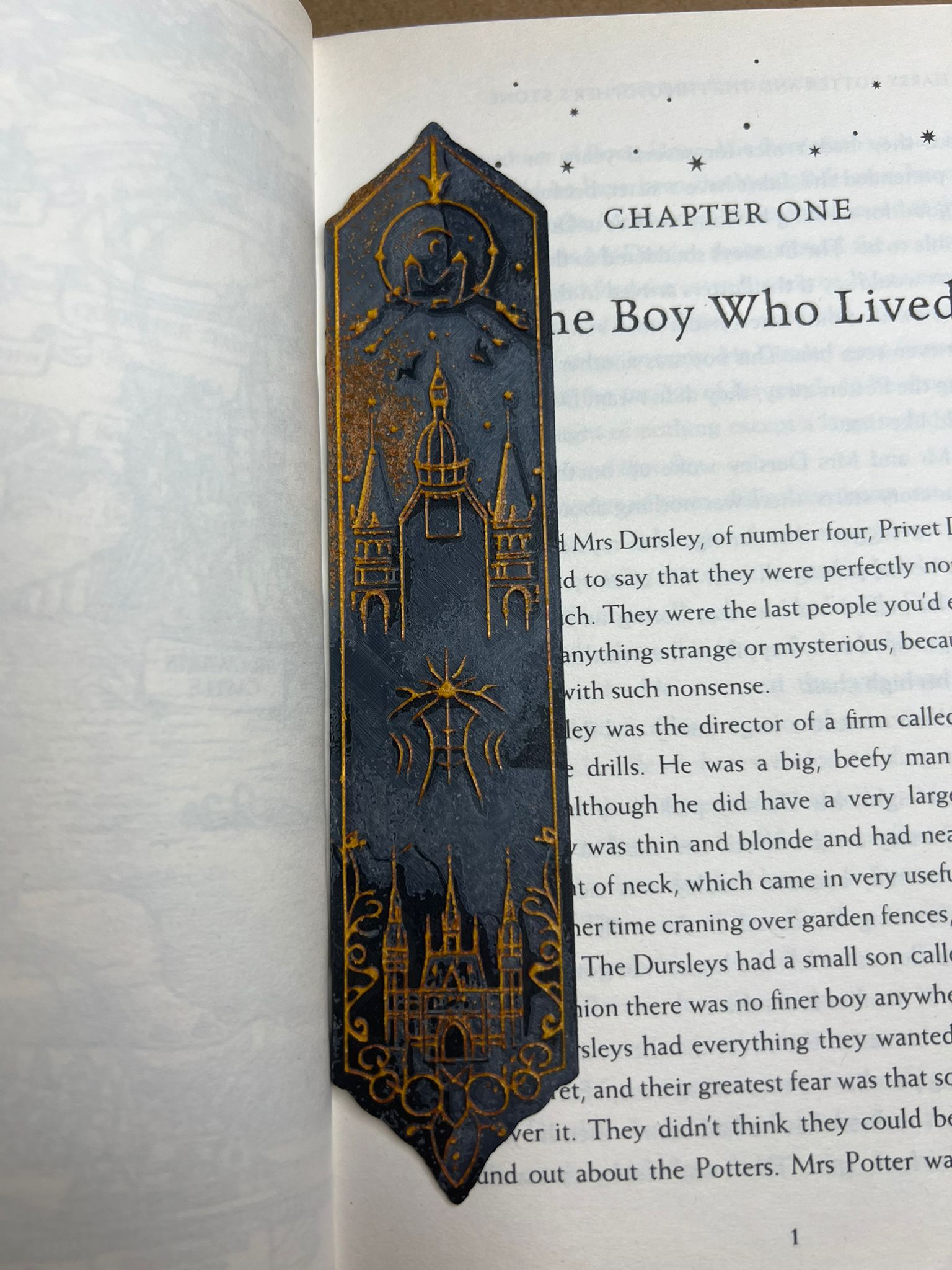 Magical Fantasy Castle Bookmark Set - scale view