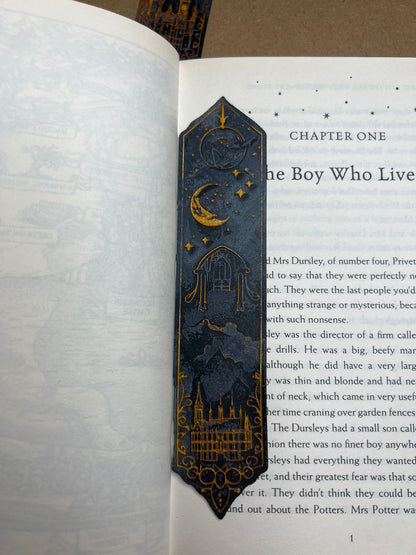Magical Fantasy Castle Bookmark Set - display example