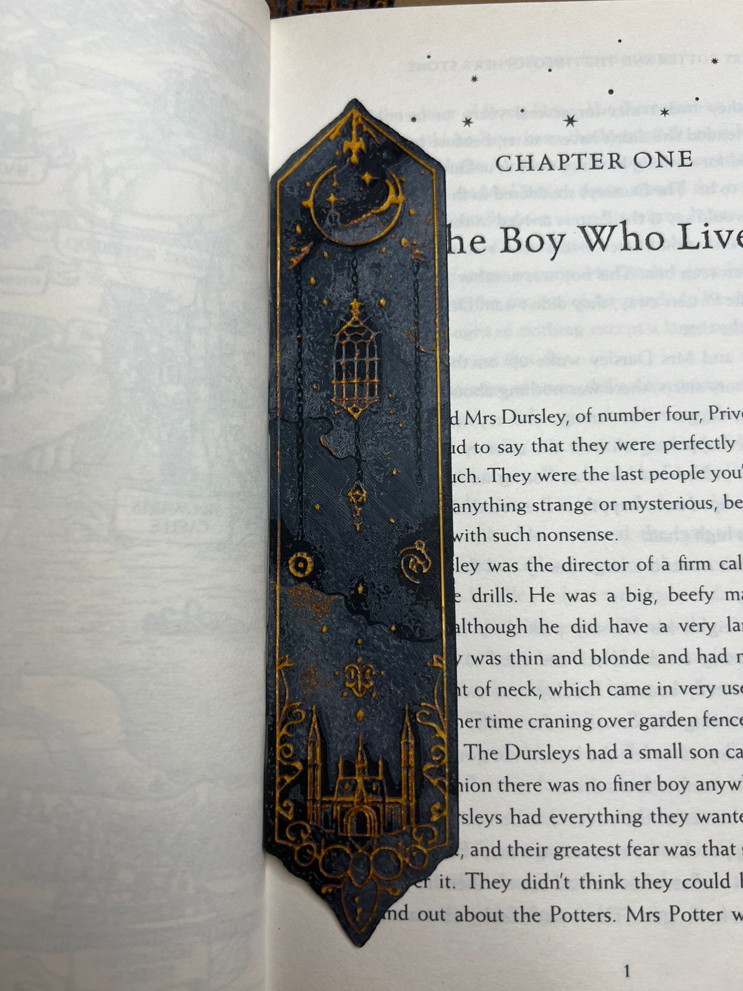 Magical Fantasy Castle Bookmark Set - close-up