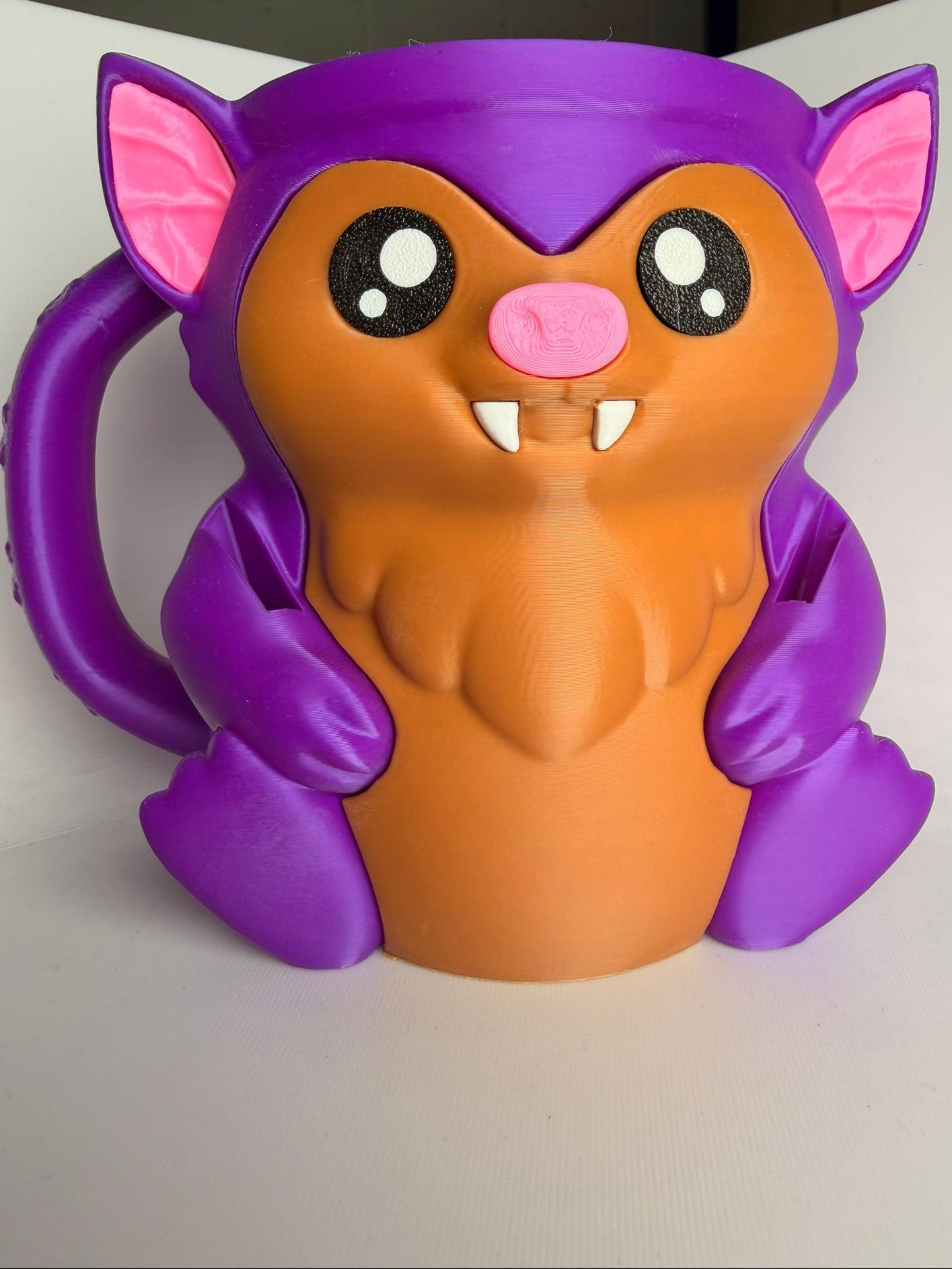 Bramble the Bat Ice Cream Holder - 3D Printed Cute Ice Pint Holder - colour option