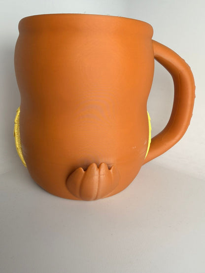 Owlfonso the Owl Ice Cream Holder - 3D Printed Cute Ice Pint Holder - alternate angle
