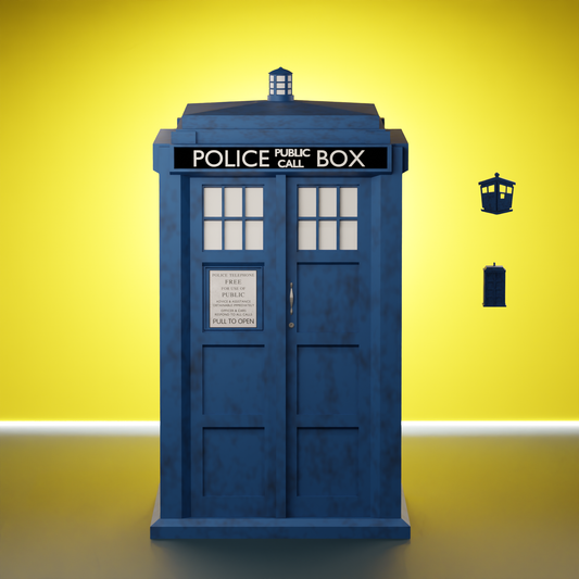 Blue Police Box Deckbox - image 2