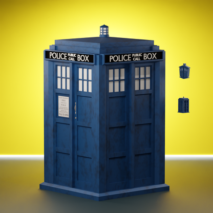 Blue Police Box Deckbox - image 3