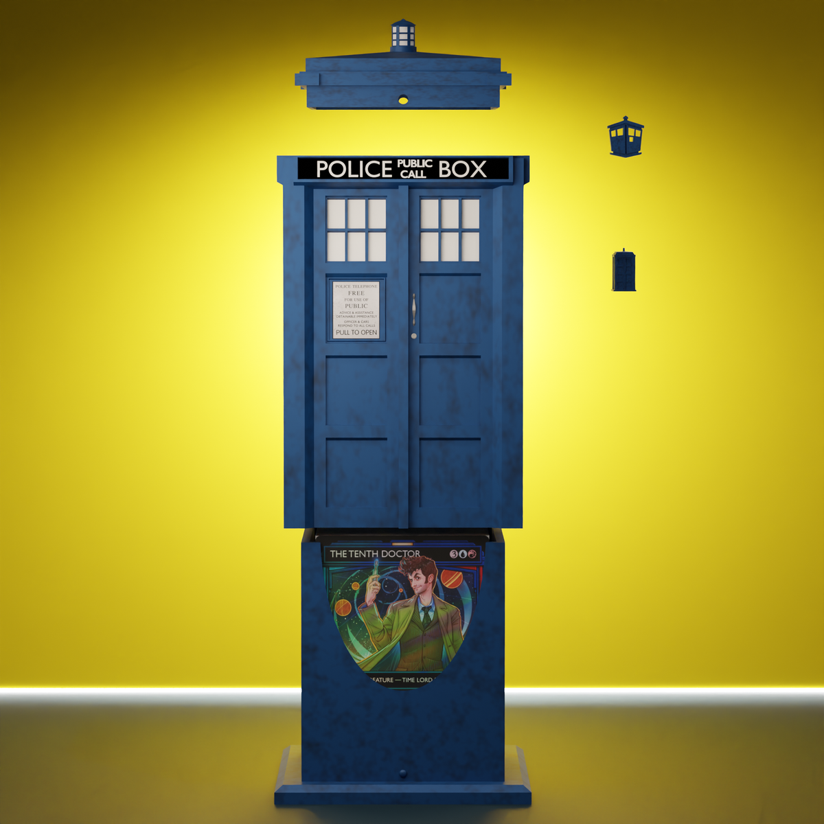 Blue Police Box Deckbox - image 4