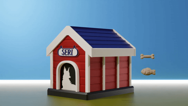Cat and Dog House Deckbox - image 1