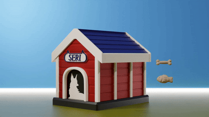 Cat and Dog House Deckbox - image 1