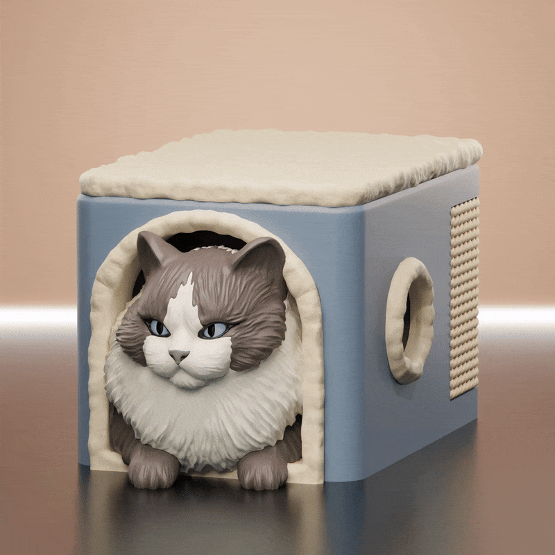 Cat Hideout Deckbox - image 1