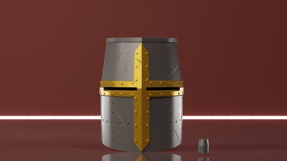 Crusader Knight Helmet Deckbox - image 2