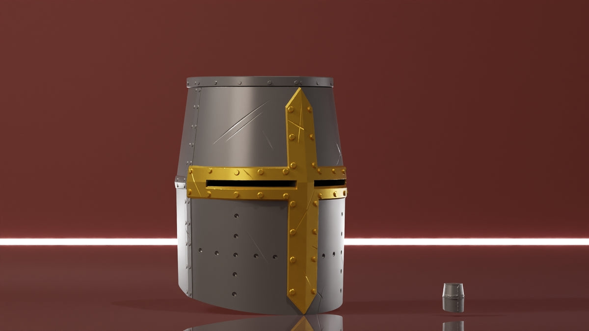 Crusader Knight Helmet Deckbox - image 3