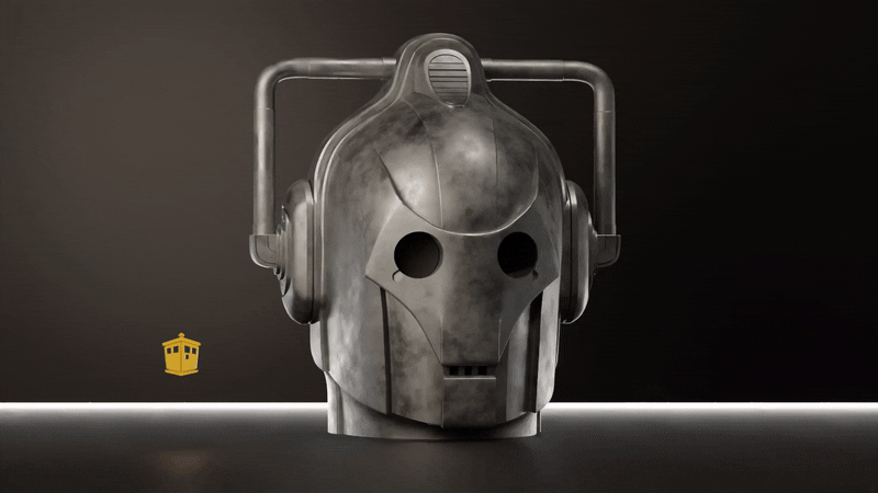 Cyborg Soldier Head Deckbox - image 1