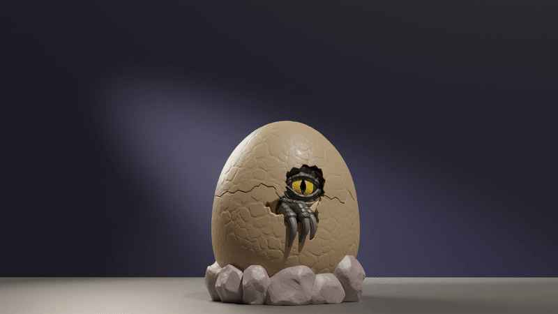 Dinosaur Egg Deckbox - image 1